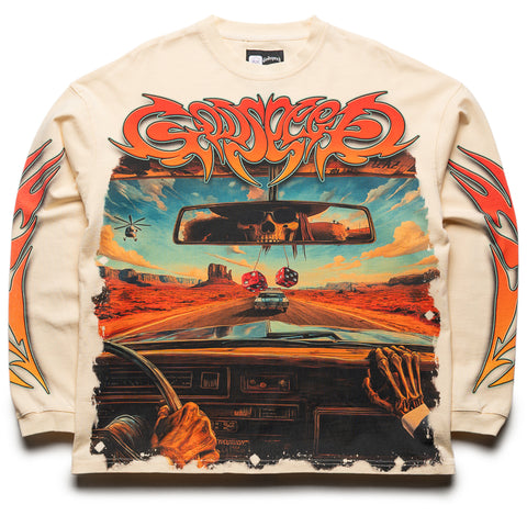 Godspeed New York On The Run L/S Tee - Bone