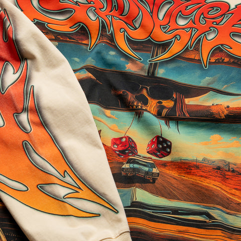 Godspeed New York On The Run L/S Tee - Bone