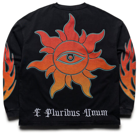 Godspeed New York On The Run L/S Tee - Black Wash