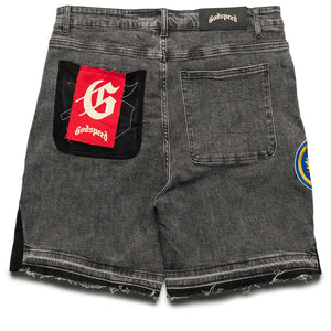 Godspeed New York Patchwork Denim Shorts V2 - Grey MIA