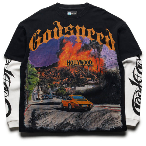 Godspeed New York Los Scandalous Layered Tee - Black