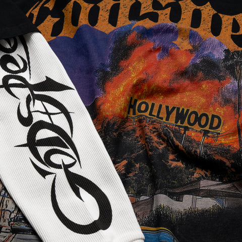 Godspeed New York Los Scandalous Layered Tee - Black