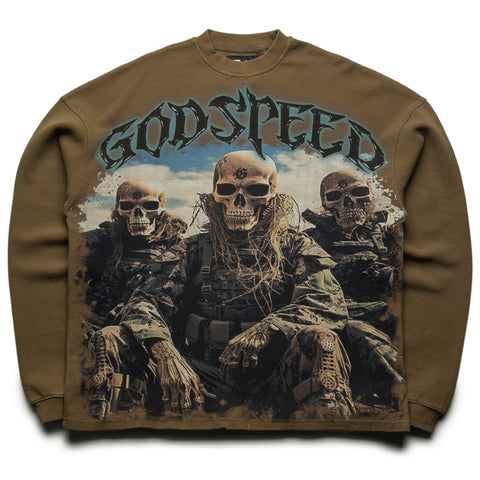 Godspeed New York Squadron Thermal L/S Tee - Olive