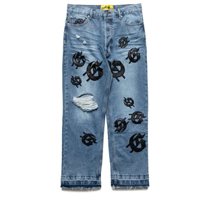 Godspeed New York Scattered GS Logo Denim - Blue Wash