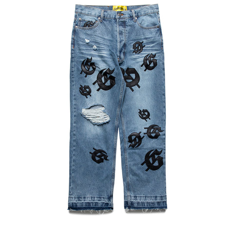 Godspeed New York Scattered GS Logo Denim - Blue Wash