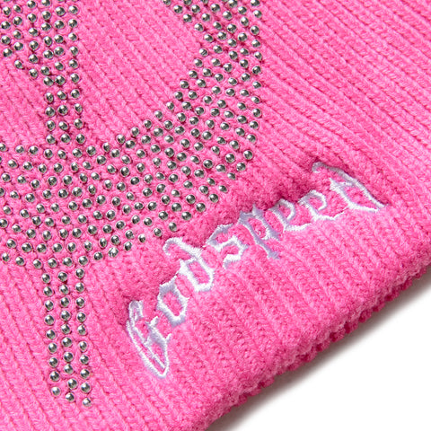 Godspeed New York Studded Beanie - Pink