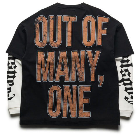 Godspeed New York Space Traveler Layered Tee - Black