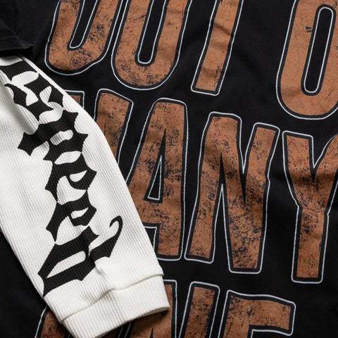 Godspeed New York Space Traveler Layered Tee - Black