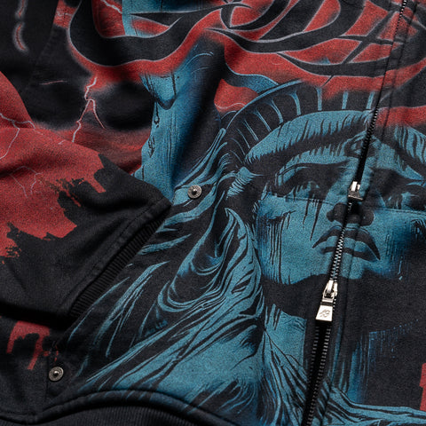 Godspeed New York Voltage Zip Hoodie - Red