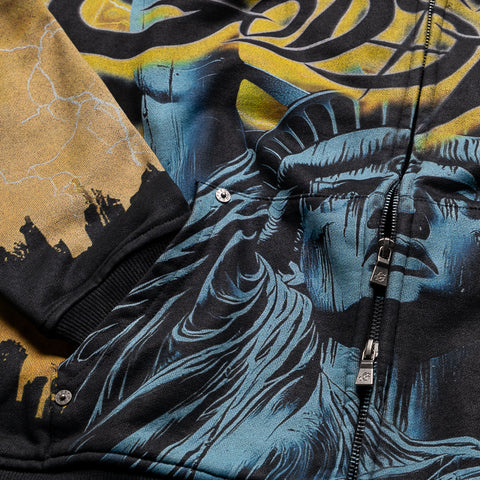 Godspeed New York Voltage Zip Hoodie - Yellow