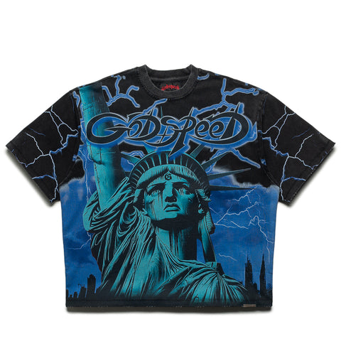 Godspeed New York Voltage Tee - LA Blue