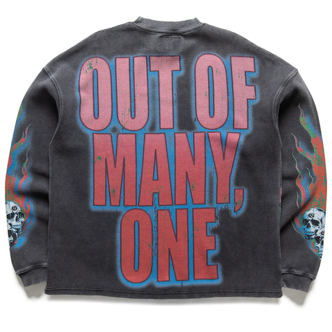 Godspeed New York Vision Flowers L/S Thermal - Grey Washed