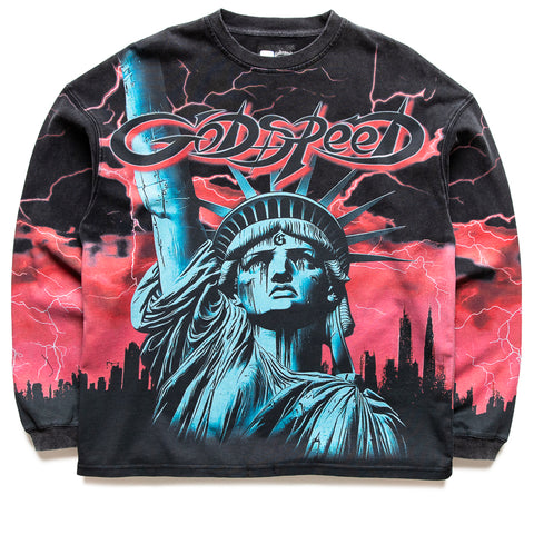 Godspeed New York Voltage L/S Tee - Red