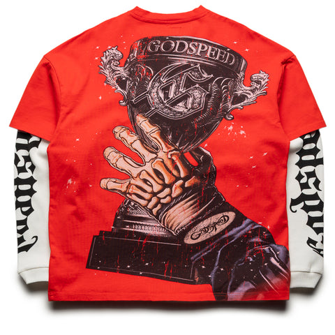 Godspeed New York F1 World Cup Layered Tee - Red