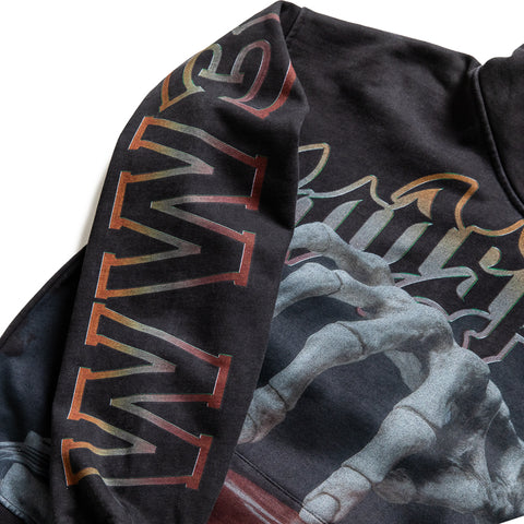 Godspeed New York Code Red Hoodie - Black Wash