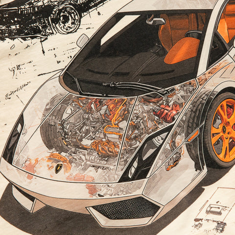 Godspeed New York Concept Art Miami Superrun Tee - Bone