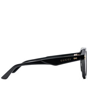 Gucci Aviator Sunglasses - Black/Solid Grey