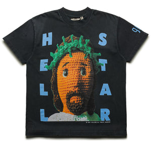 Hellstar Crochet Jesus Tee - Black