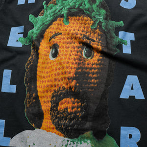 Hellstar Crochet Jesus Tee - Black