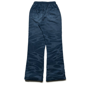 Hellstar Snap Sweatpants w/ Flame - Blue
