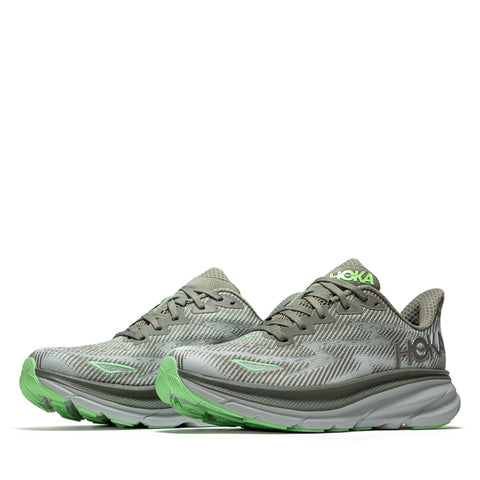 Women's Hoka Clifton 9 - Olive Haze/Mercury