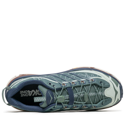 Hoka Mafate Three2 Wordmark - Fern/Varsity Navy