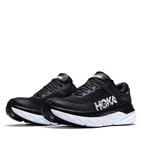 Women's Hoka Bondi 7 - Black/White