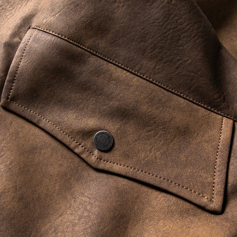 Honor The Gift Aged Jacket - Brown