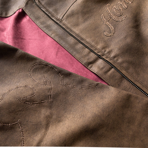 Honor The Gift Aged Jacket - Brown