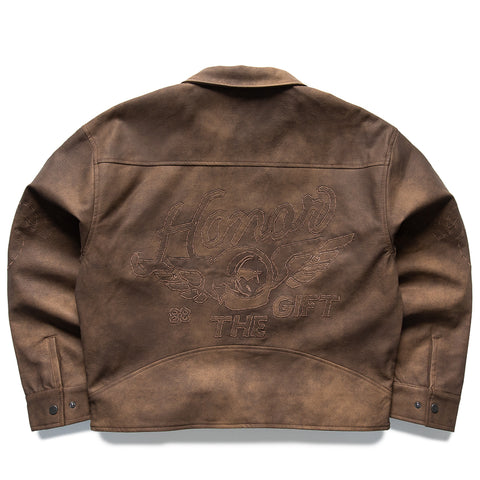 Honor The Gift Aged Jacket - Brown