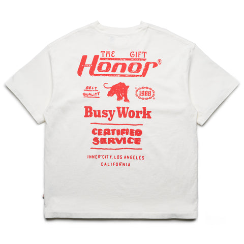 Honor The Gift Busy Work Tee - White