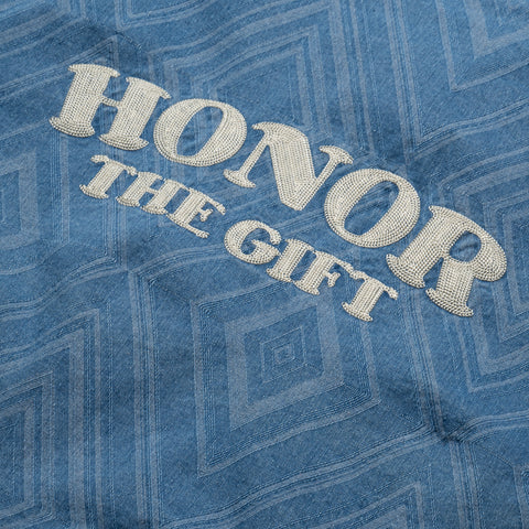 Honor The Gift Diamond Denim Jacket - Light Indigo