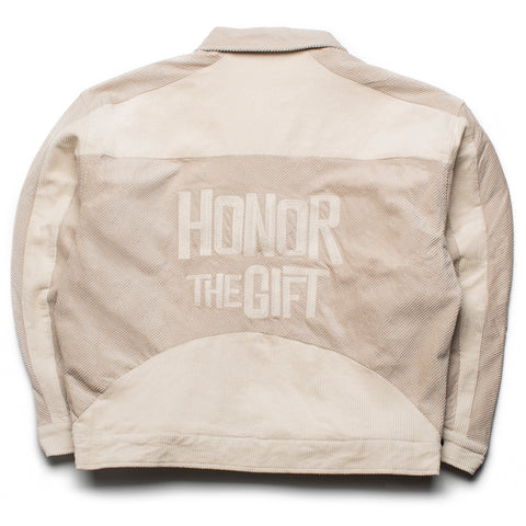 Honor The Gift Corduroy Zip Jacket - Bone