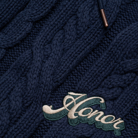 Honor The Gift Cable Knit Leisure Pant - Navy