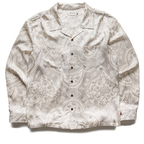 Honor The Gift LS Printed Woven L/S Shirt - Bone