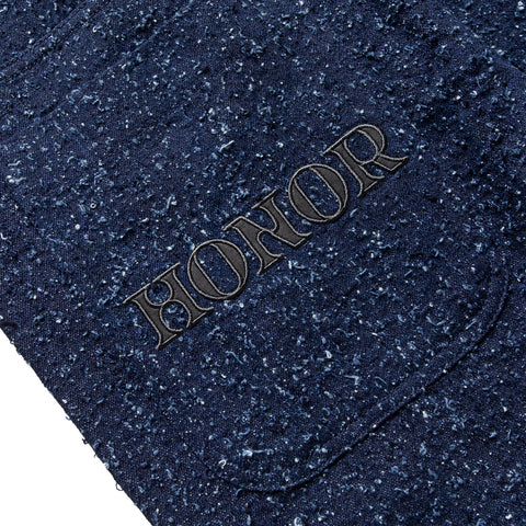 Honor The Gift Nep Yarn Wide Leg Pants - Blue