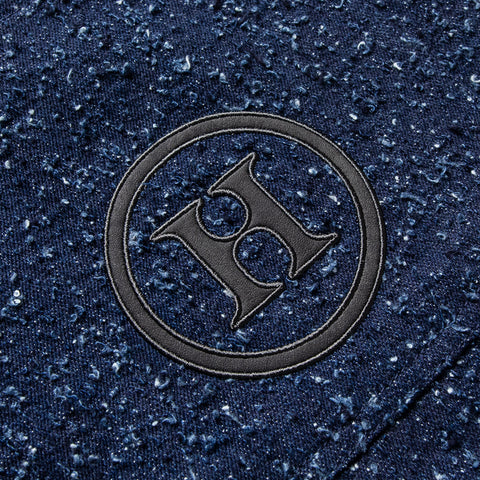 Honor The Gift Nep Yarn Wide Leg Pants - Blue