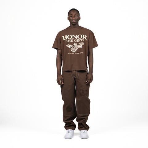 Honor The Gift Dominos Tee - Brown