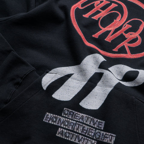 Honor The Gift Pop Art Hoodie - Black