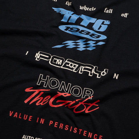 Honor The Gift Persistence Race Tee - Black