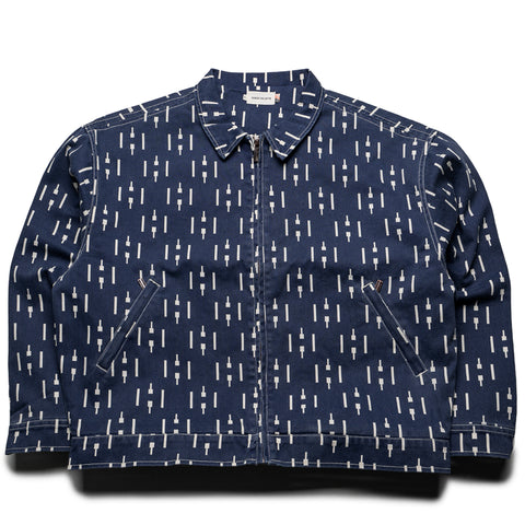 Honor The Gift Denim Riding Jacket - Navy