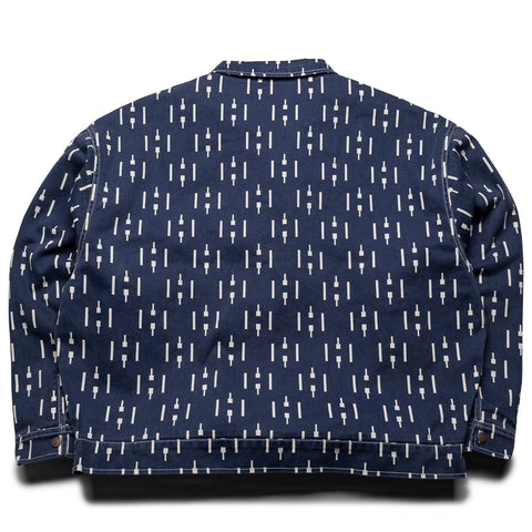 Honor The Gift Denim Riding Jacket - Navy
