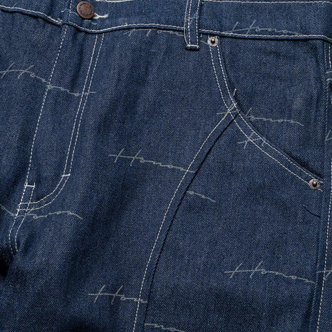 Honor The Gift Denim Riding Flare Pant - Indigo