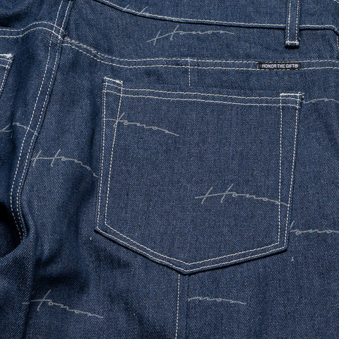 Honor The Gift Denim Riding Flare Pant - Indigo
