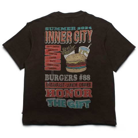 Honor The Gift Burgers Tee - Black