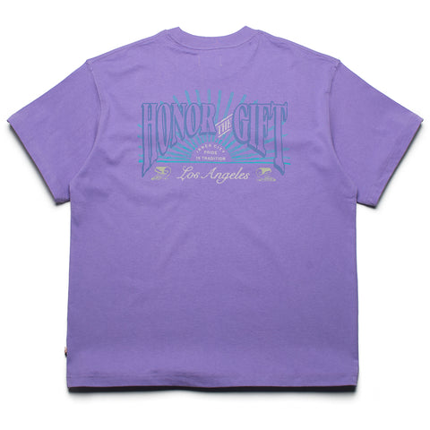 Honor The Gift Cigar Label Tee - Purple
