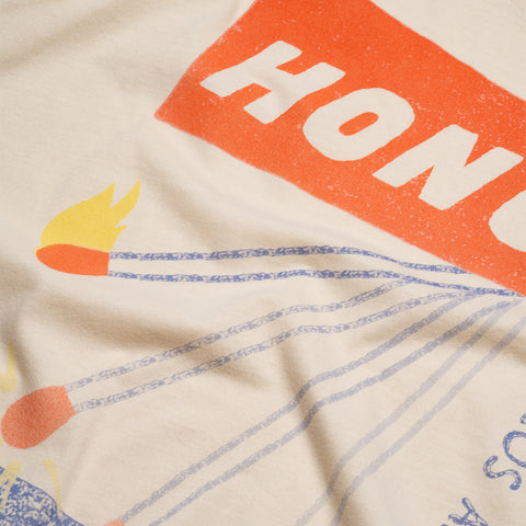 Honor The Gift Match Box Tee - White