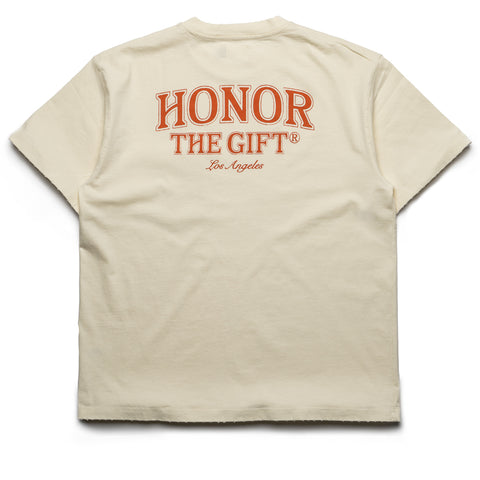 Honor The Gift Floral Pocket Tee - Bone