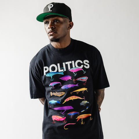 Politics Lure Tee - Black Edge