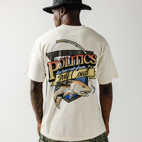 Politics Tackle Tee - Creme